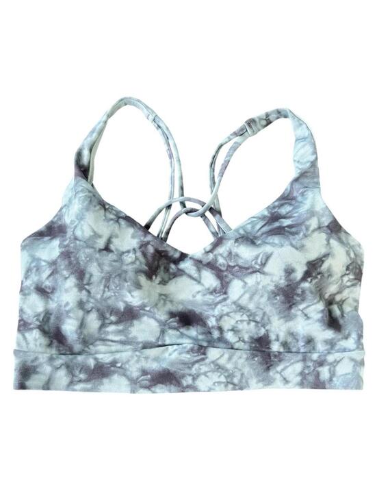 Athleta Other - ATHLETA solace printed cross back sports athletic bra size small New